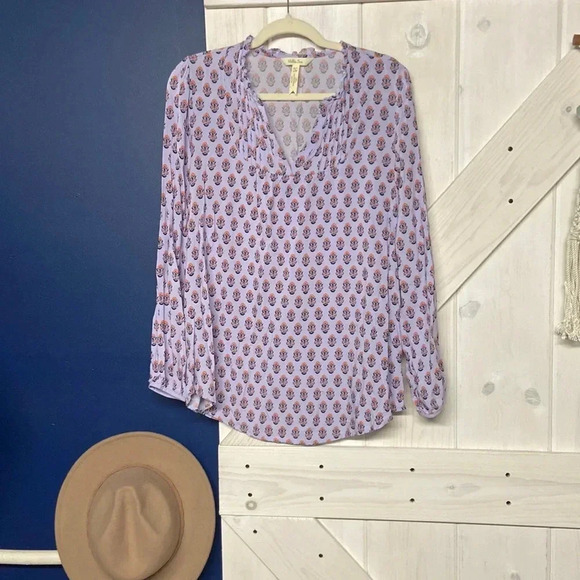 Matilda Jane Tops - Matilda Jane Women’s Lavender Blouse Large